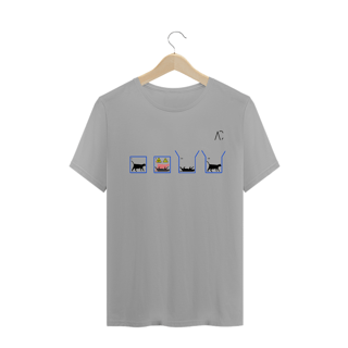 Nome do produto Camiseta -  Gato de Schrödinger