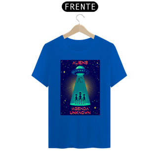 Nome do produto Camiseta Aliens: Agenda Unknown