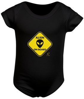 Nome do produto  Body Infantil - Alien on Board