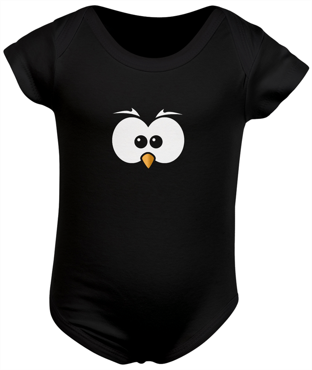 Nome do produto: Body infantil - Coruja ou Pinguim?