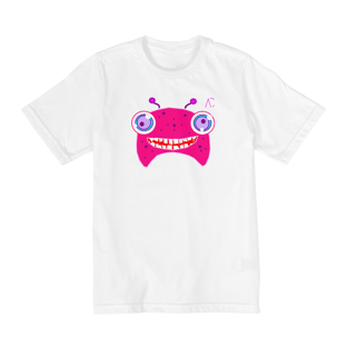 Nome do produtoCamiseta infantil (10 a 14) - Monstrinho Feliz 