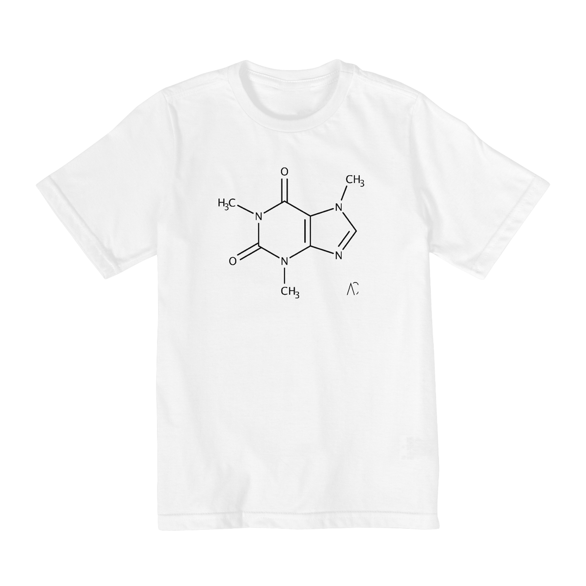 Nome do produto: Camiseta infantil (10 a 14) - Cafeína 