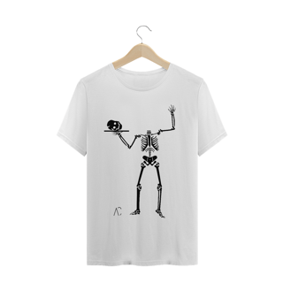 Nome do produto Camiseta - Crânio na Bandeja