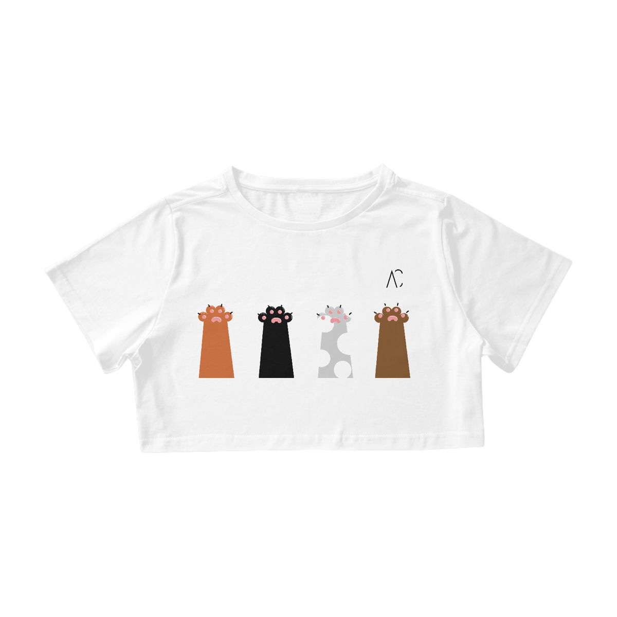 Nome do produto: Cropped - Patinhas 