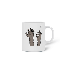 Nome do produtoCaneca - Mãos Zumbi