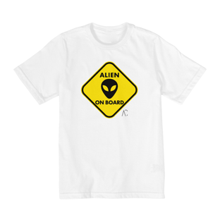 Nome do produtoCamiseta infantil (10 a 14) - Alien on Board
