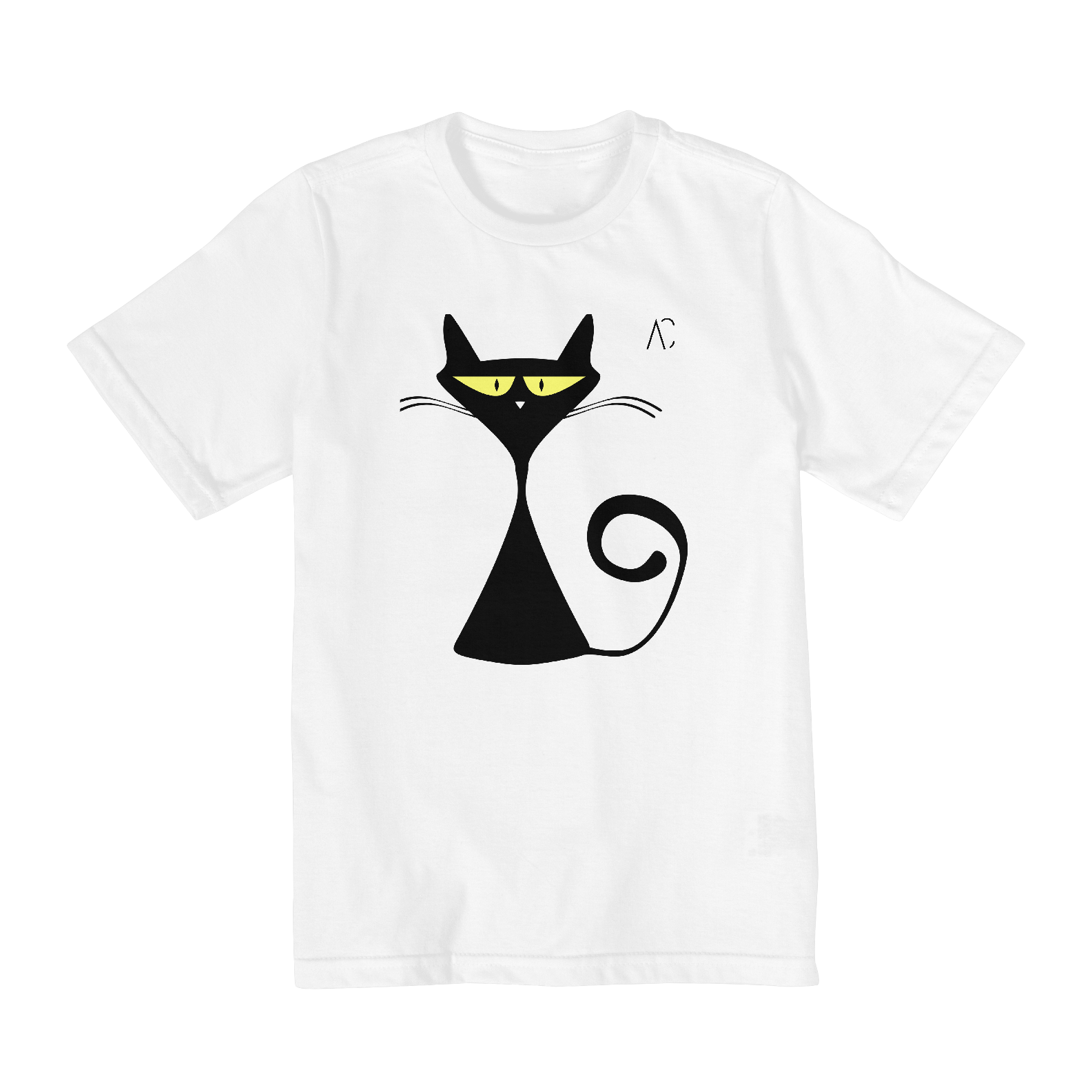 Camiseta infantil (10 a 14) - O Gato Guardião