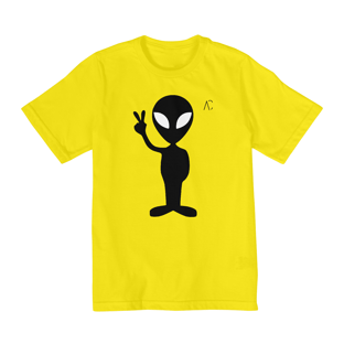 Nome do produtoCamiseta infantil (10 a 14) - E.T Paz e Amor 