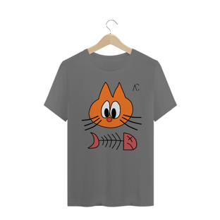 Nome do produtoCamiseta estonada - Gato peixe