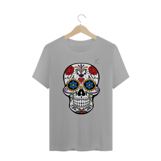 Nome do produto Camiseta Plus Size Caveira Mexicana 