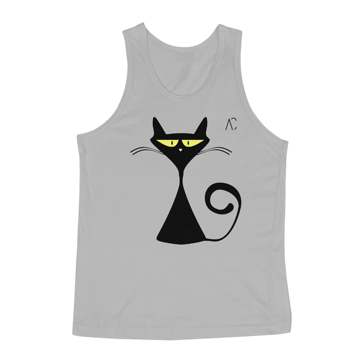 Nome do produto: Camiseta regata - Gato Guardião