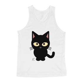Nome do produto  Camiseta regata - Gatinho