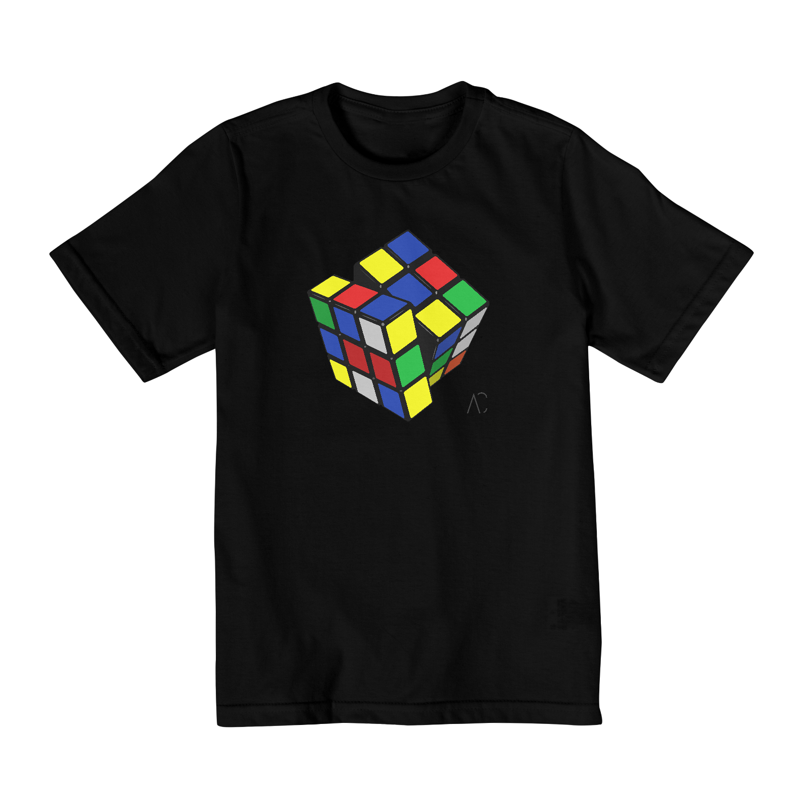 Camiseta infantil (10 a 14) - Cubo