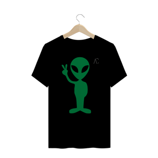 Nome do produtoCamiseta Plus Size E.T Paz e Amor