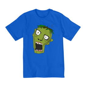 Nome do produto  Camiseta infantil (2 a 8) - Zumbi Faminto 