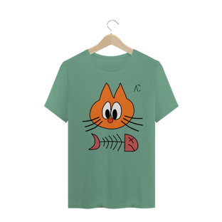 Nome do produtoCamiseta estonada - Gato peixe