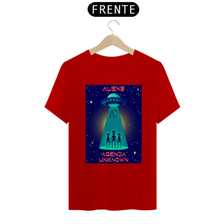 Nome do produto Camiseta Aliens: Agenda Unknown