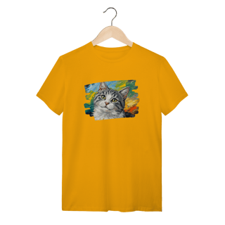 Nome do produto Camiseta Gatinho Aquarela