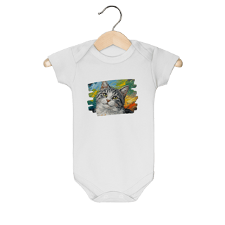 Nome do produto Body Gatinho Aquarela