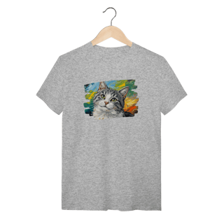 Nome do produto Camiseta Gatinho Aquarela