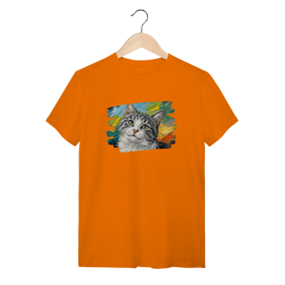 Nome do produto Camiseta Gatinho Aquarela