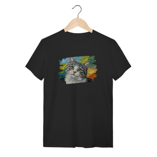 Nome do produto Camiseta Gatinho Aquarela