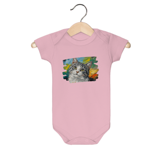 Nome do produto Body Gatinho Aquarela