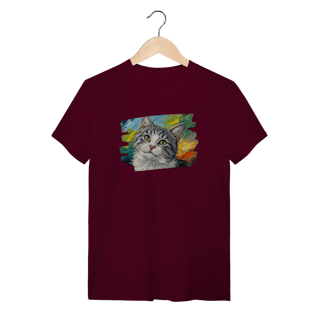 Nome do produto Camiseta Gatinho Aquarela