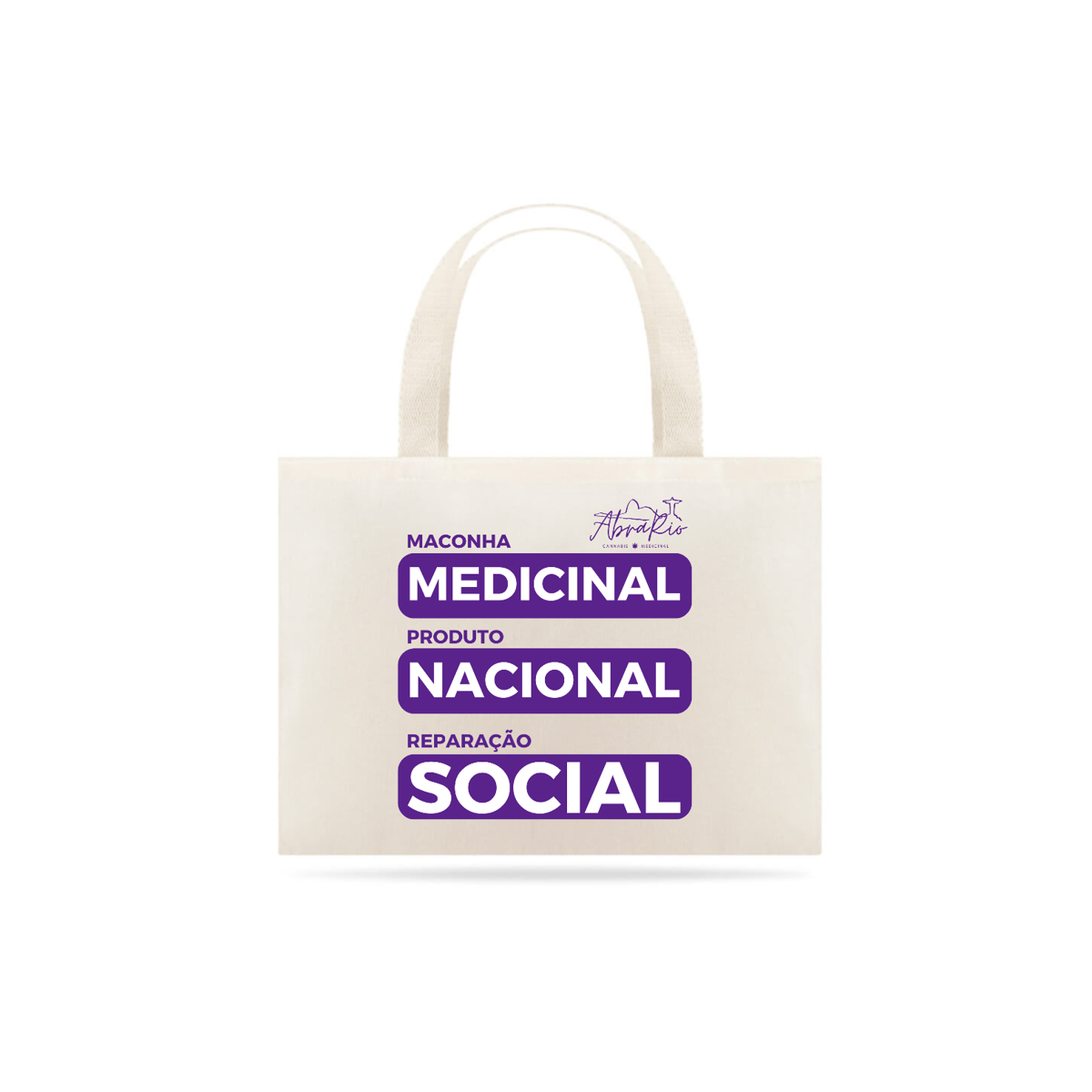 Nome do produto: Eco Bag Roxo - Medicinal, Nacional e Social
