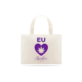 Eco Bag Roxo - Eu amo AbraRio