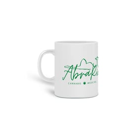 Caneca Verde e Branco - Medicinal, Nacional e Social
