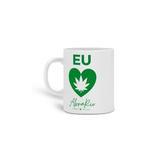 Caneca Eu amo AbraRio Verde