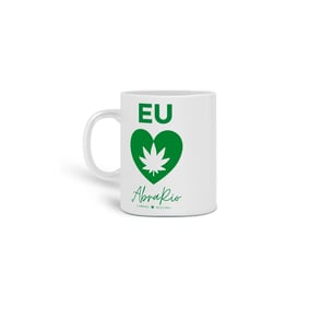 Caneca Eu amo AbraRio Verde