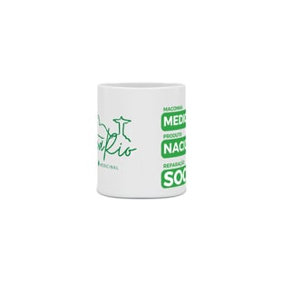 Nome do produtoCaneca Verde e Branco - Medicinal, Nacional e Social