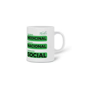 Nome do produtoCaneca Verde e Preto - Medicinal, Nacional e Social