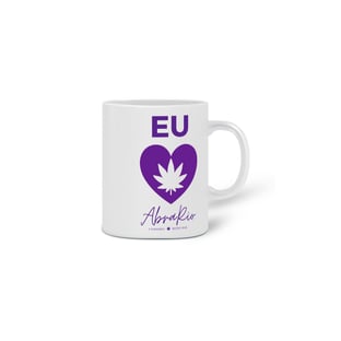 Nome do produtoCaneca Eu amo AbraRio Roxo