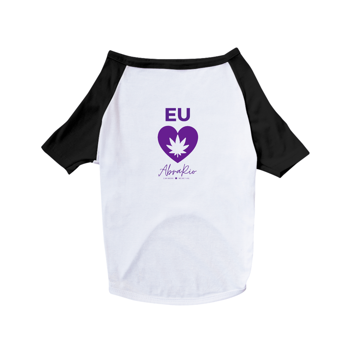Nome do produto: Roupinha Pet Roxo - Eu amo AbraRio