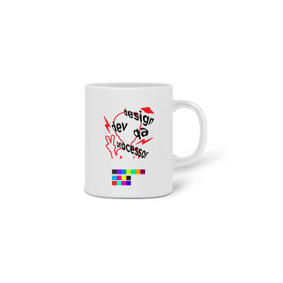 Caneca Estampa Vermelha