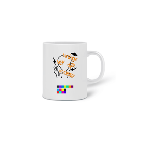 Caneca Estampa Laranja