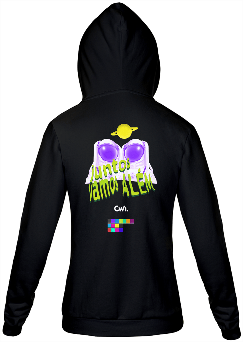 Nome do produto: Moletom Estampa Verde e Roxo