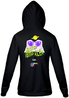 Nome do produtoMoletom Estampa Verde e Roxo