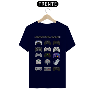 Nome do produto Camiseta Choose Your Weapon