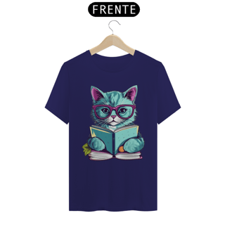 Nome do produto Camiseta Gatinho Leitor