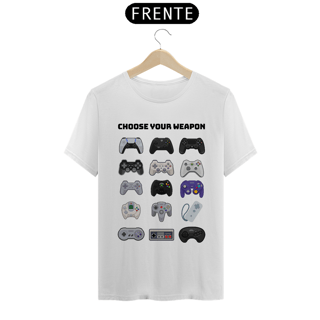 Nome do produto Camiseta Choose Your Weapon