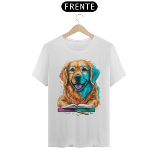 Nome do produto Camiseta Golden Retriever Leitor