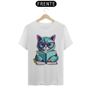 Nome do produto Camiseta Gatinho Leitor