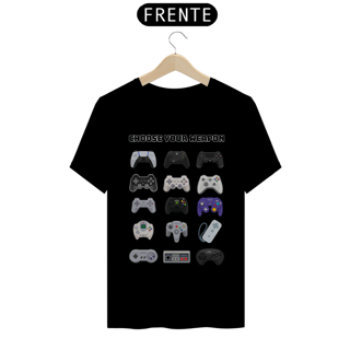 Nome do produto Camiseta Choose Your Weapon