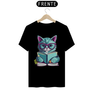 Nome do produto Camiseta Gatinho Leitor