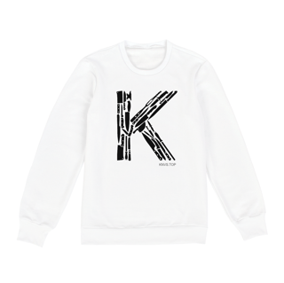 Moletom KnivesMarketplace sem capuz Branco