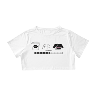 Nome do produtoCropped cafe + tape + jiu jitsu